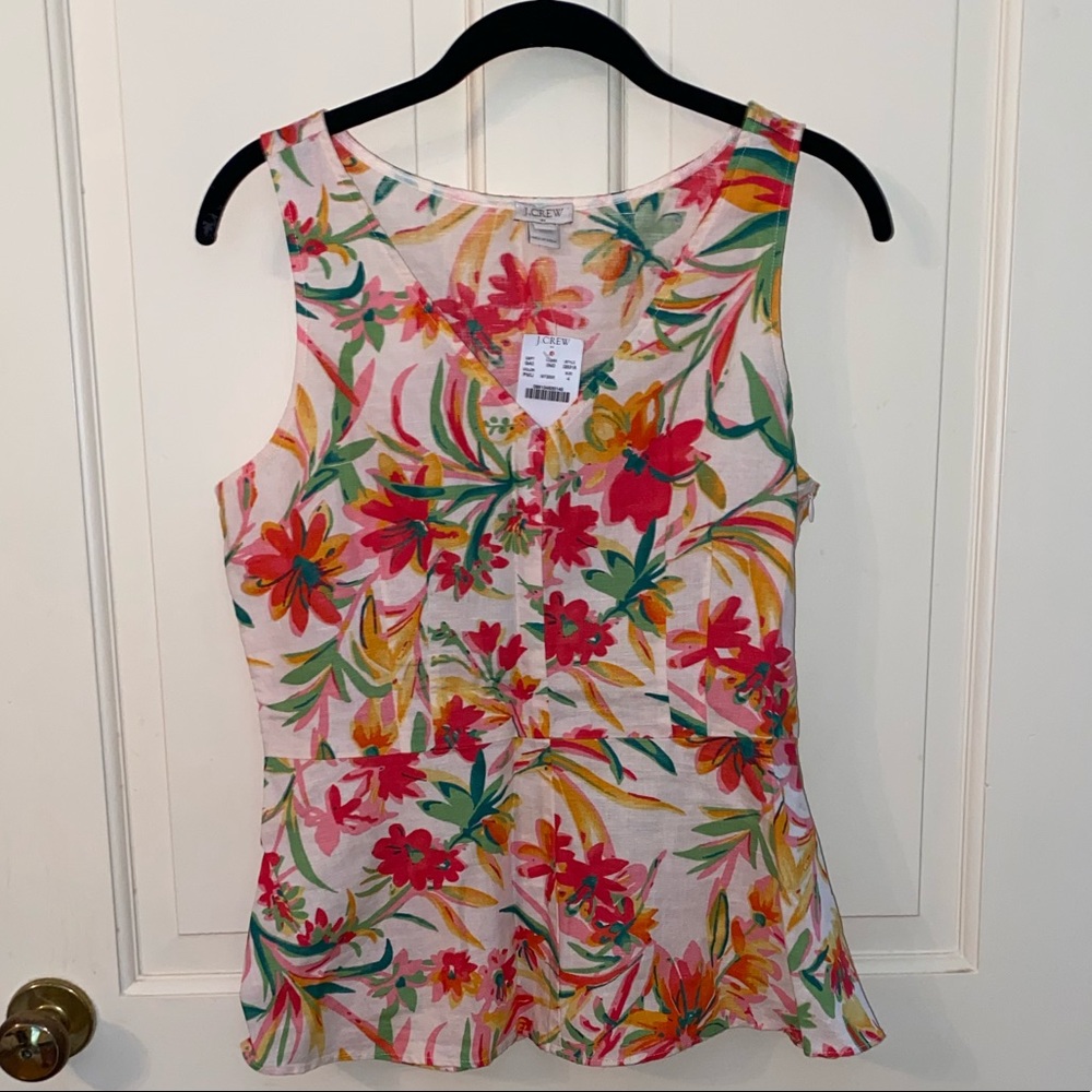 J. Crew peplum tank